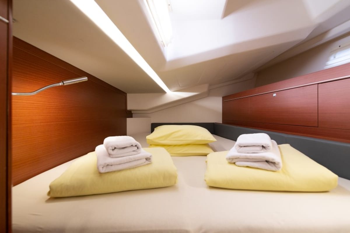 Cabin on Anse, a Hanse Yachts Hanse 505 sailboat at Grad Šibenik, Croatia