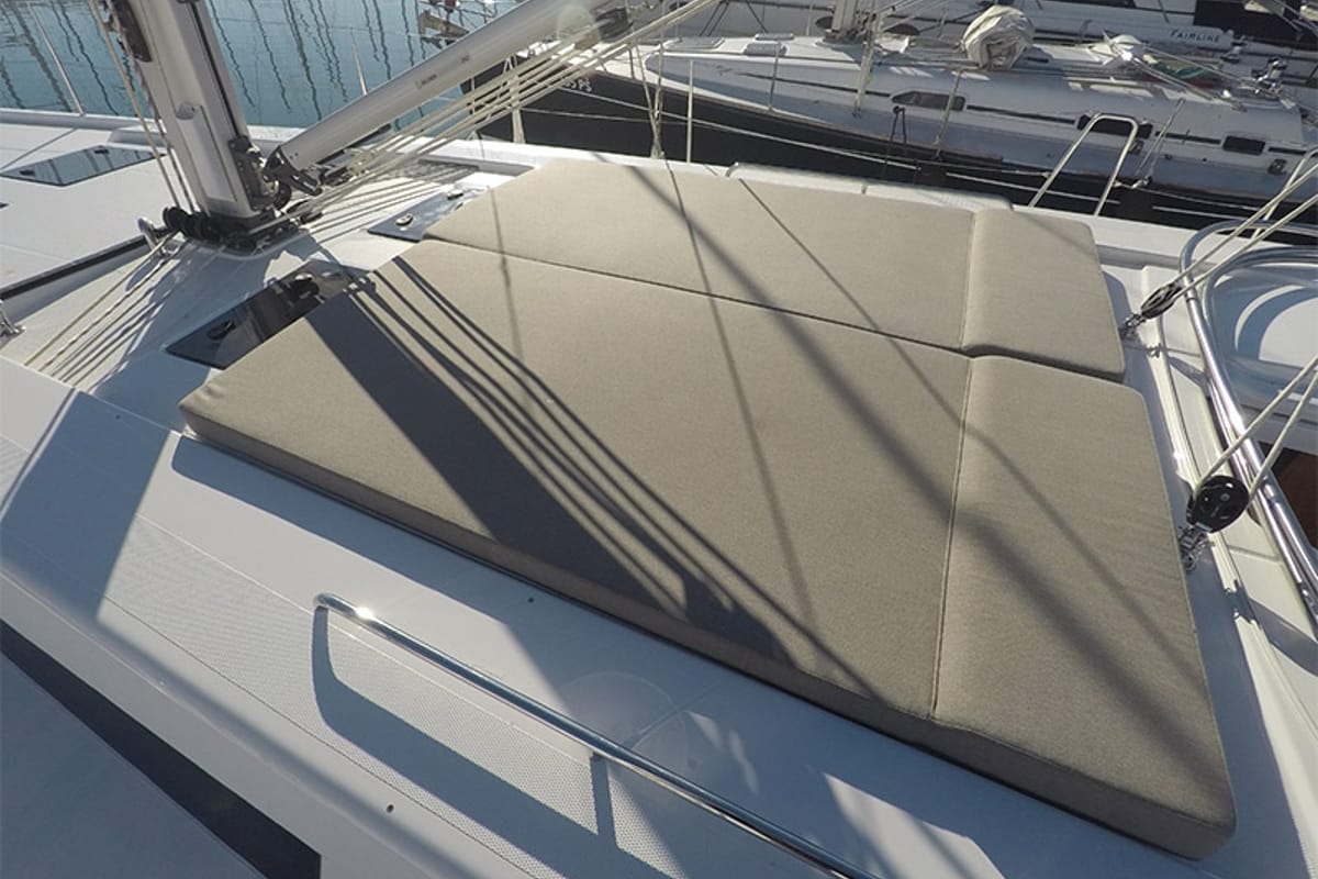 Salon of Anse, a Hanse Yachts Hanse 505 sailboat at Grad Šibenik, Croatia