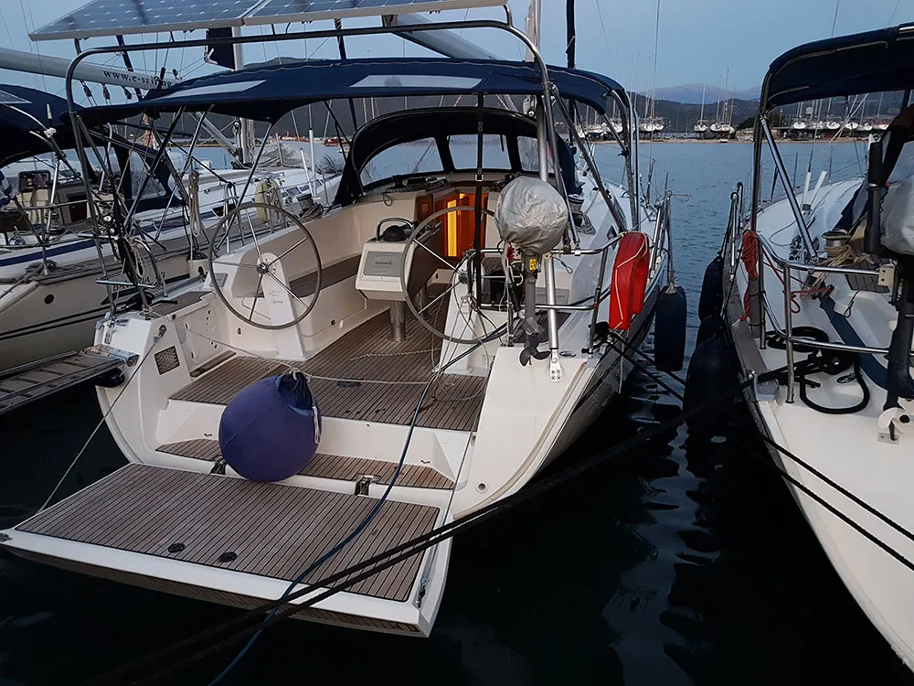 Marea, a Bavaria Bavaria Cruiser 41 sailboat at Municipal Unit of Lefkada, Greece