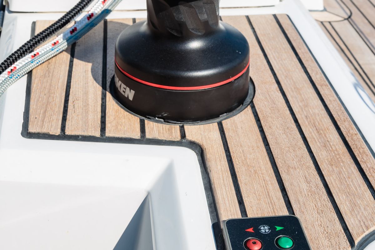 Nefele, a Beneteau Oceanis 46.1 sailboat at Rosignano Solvay, Italy