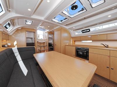 Salon of Hemonaty, a Bavaria Cruiser 41 sailboat at Grad Biograd na Moru, Croatia