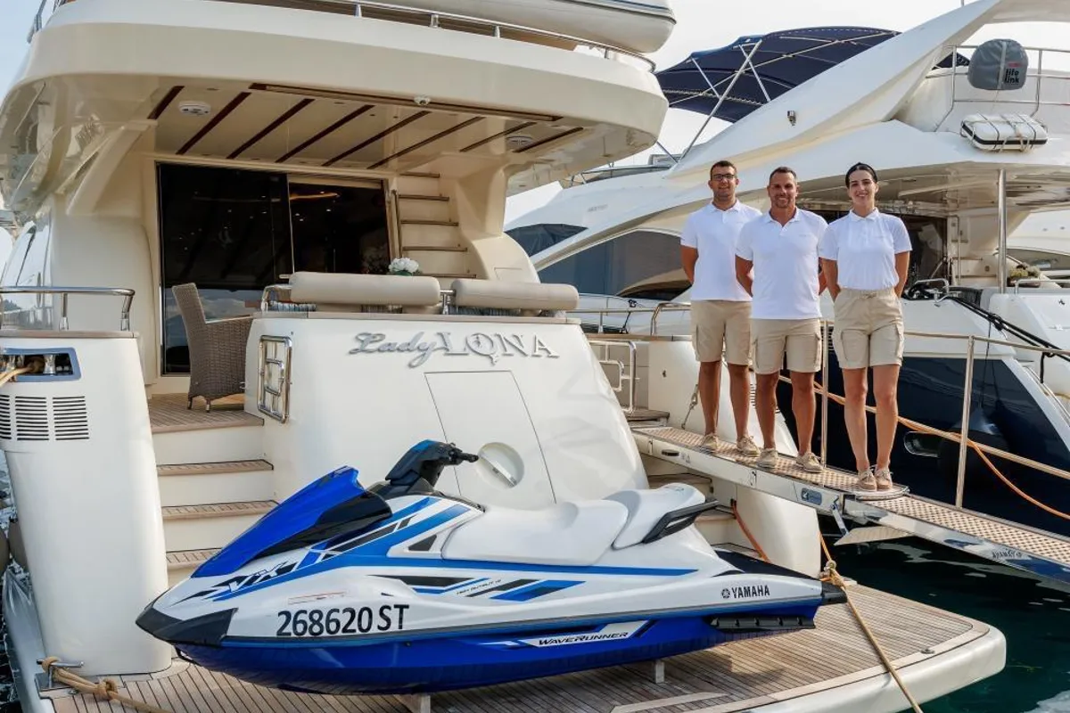 Lady Lona, a Amer 86 yacht at Seget Donji, Croatia
