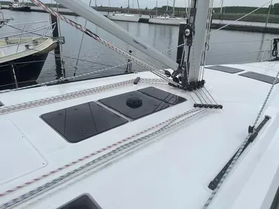 Leonidas, a Bavaria Bavaria Cruiser 46 sailboat at Municipal Unit of Lefkada, Greece