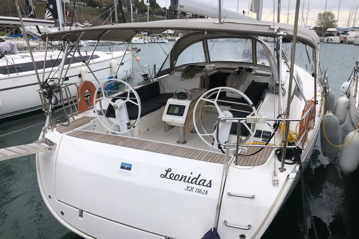 Leonidas, a Bavaria Bavaria Cruiser 46 sailboat at Municipal Unit of Lefkada, Greece