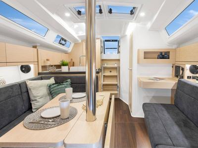 Salon of Larod, a Hanse Yachts Hanse 348 sailboat at Grad Pula, Croatia