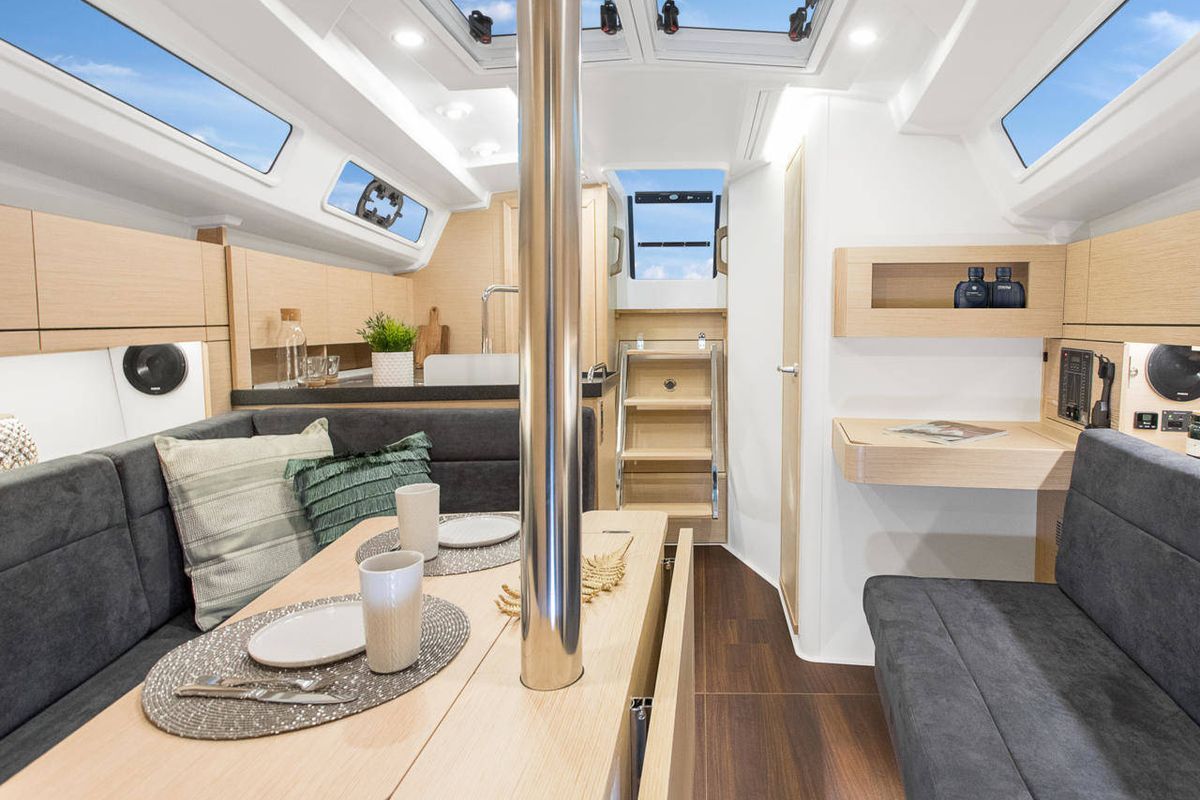 Salon of Larod, a Hanse Yachts Hanse 348 sailboat at Grad Pula, Croatia