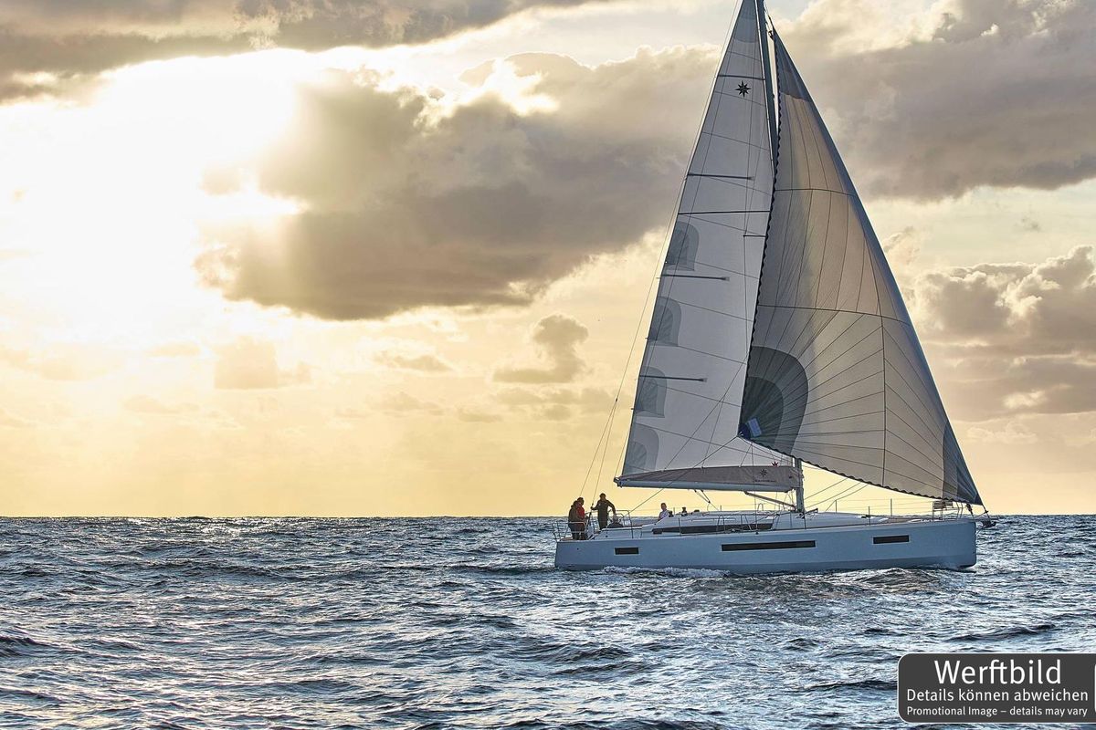 Exterior view of Poseidon, a Jeanneau Sun Odyssey 490 sailboat at Grad Biograd na Moru, Croatia