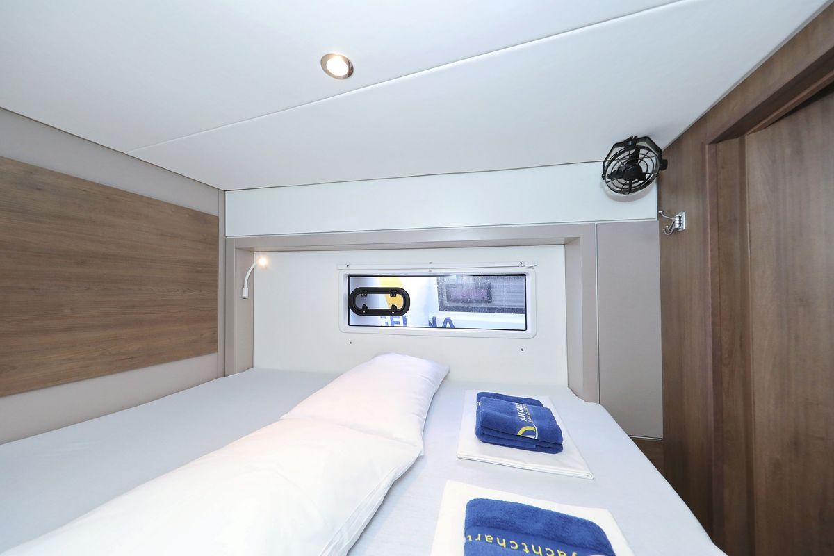 Cabin on Aurora, a Bali 4.2 catamaran at Grad Vodice, Croatia