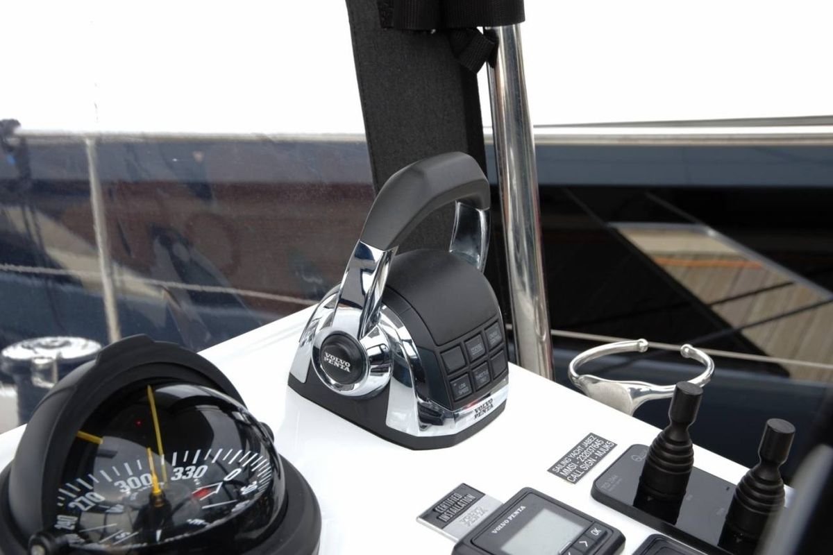 Eclipse, a Hanse Yachts Hanse 588 sailboat at Athens, Greece