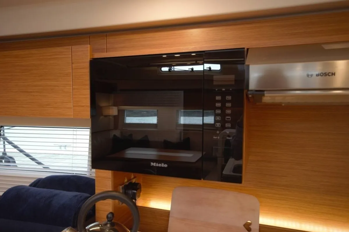 Galley of Eclipse, a Hanse Yachts Hanse 588 sailboat at Athens, Greece