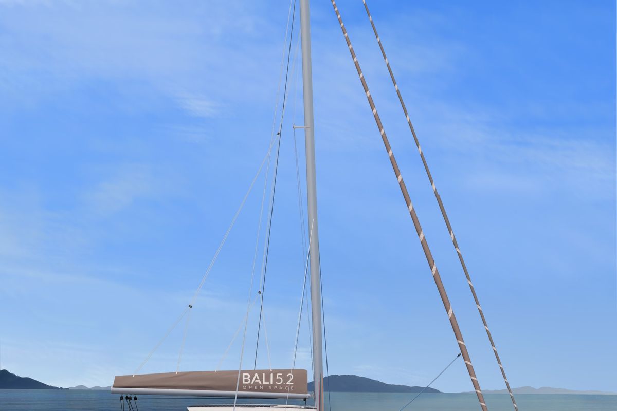 XIFIAS, a Bali 5.2 catamaran at Athens, Greece
