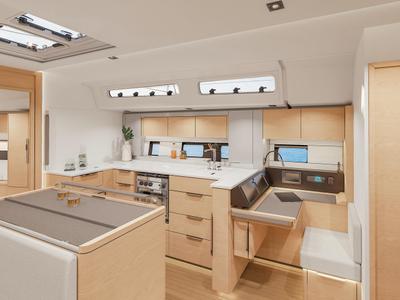 Galley of Balance, a Hanse Yachts Hanse 510 sailboat at Općina Sukošan, Croatia