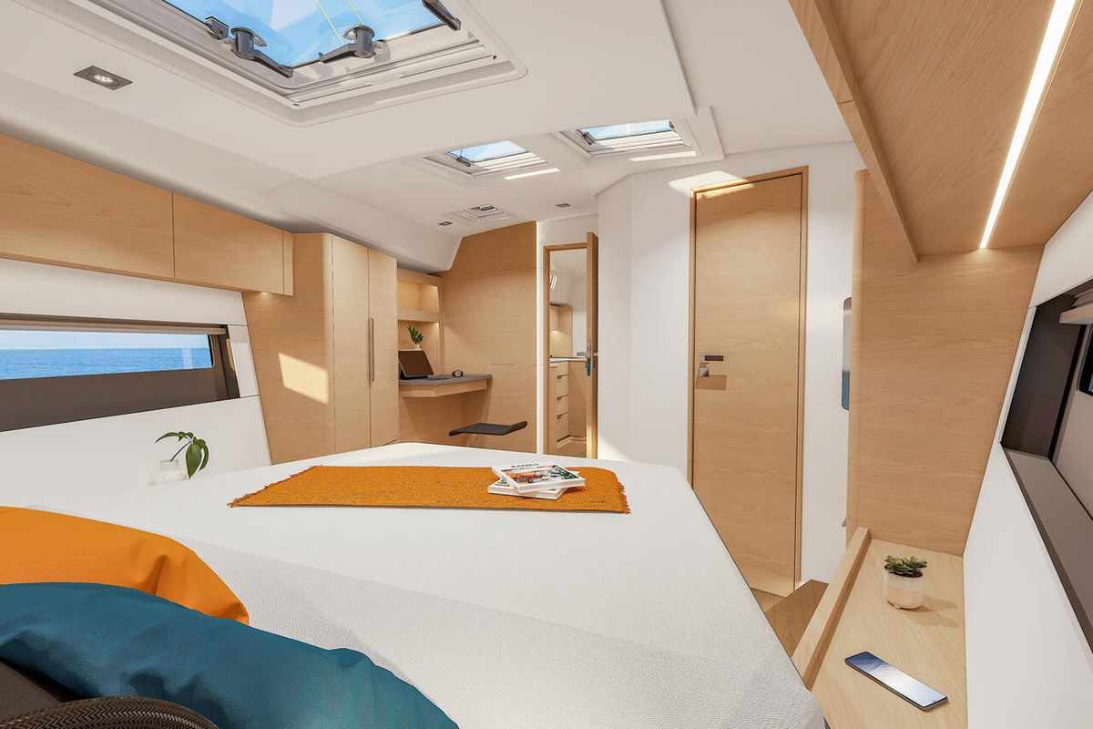 Cabin on Balance, a Hanse Yachts Hanse 510 sailboat at Općina Sukošan, Croatia