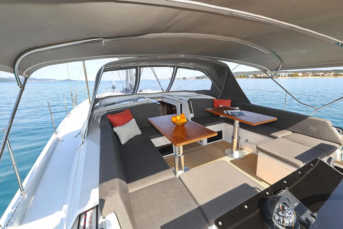 Balance, a Hanse Yachts Hanse 510 sailboat at Općina Sukošan, Croatia