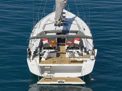 Balance, a Hanse Yachts Hanse 510 sailboat at Općina Sukošan, Croatia