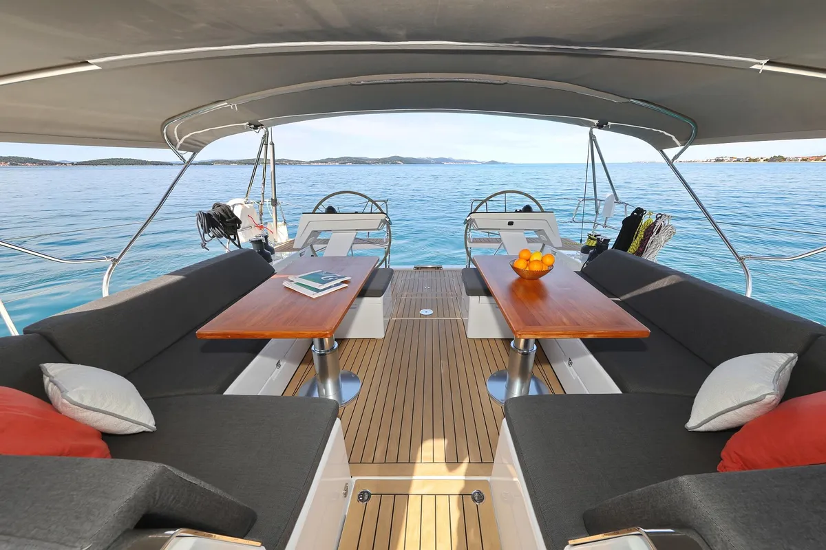 Balance, a Hanse Yachts Hanse 510 sailboat at Općina Sukošan, Croatia