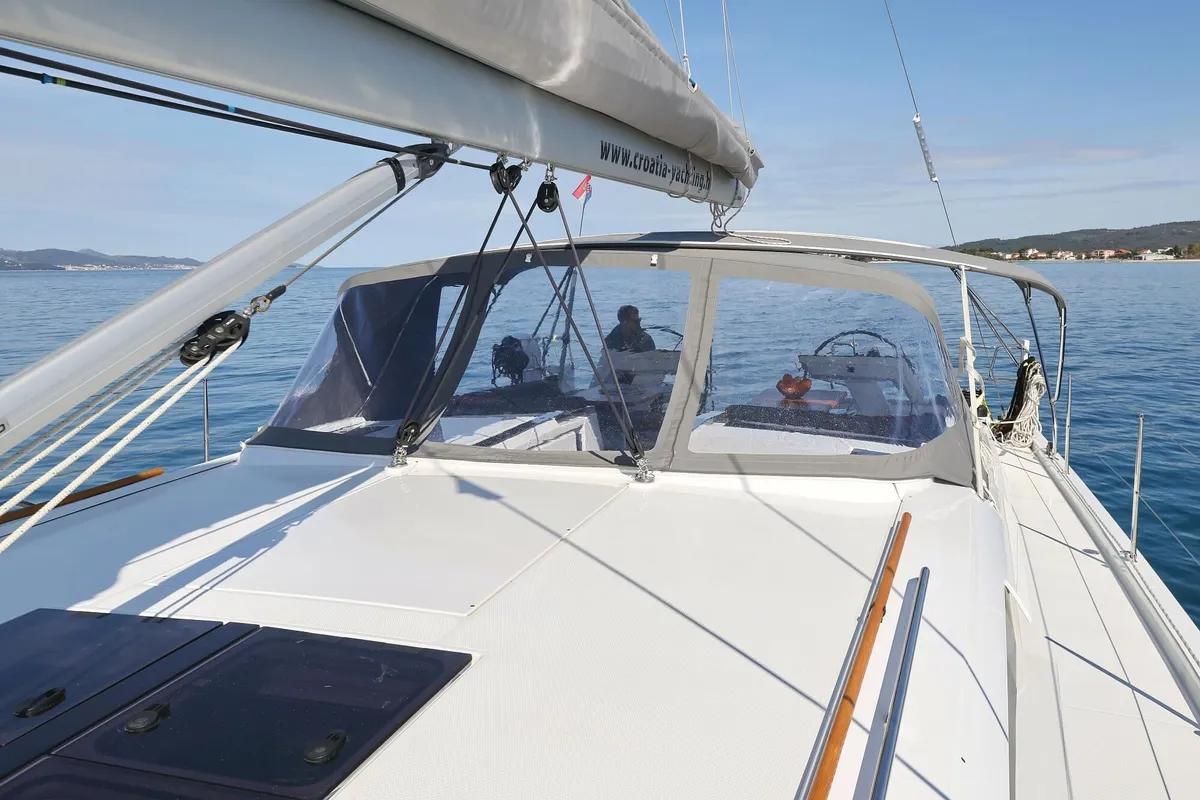 Balance, a Hanse Yachts Hanse 510 sailboat at Općina Sukošan, Croatia