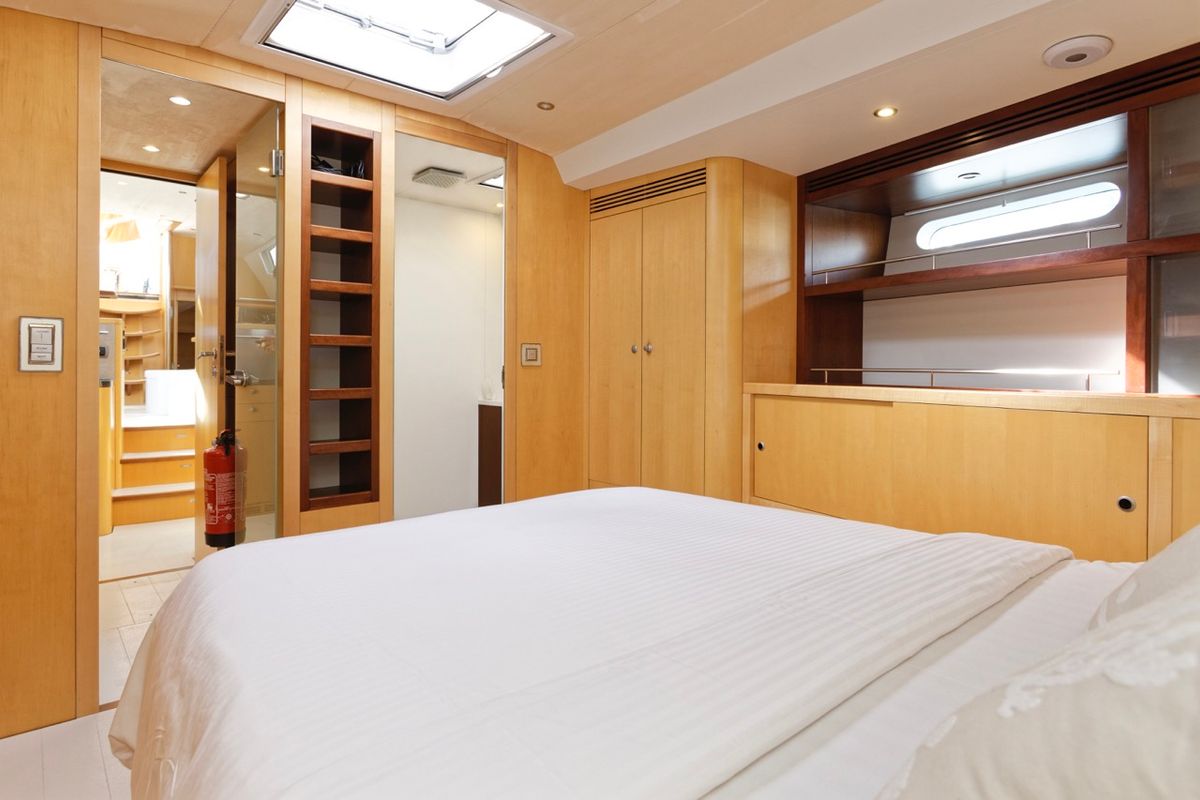 Cabin on Makay, a Garcia Yachts Garcia 72.2 sailboat at Grad Kaštela, Croatia