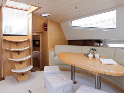 Salon of Makay, a Garcia Yachts Garcia 72.2 sailboat at Grad Kaštela, Croatia