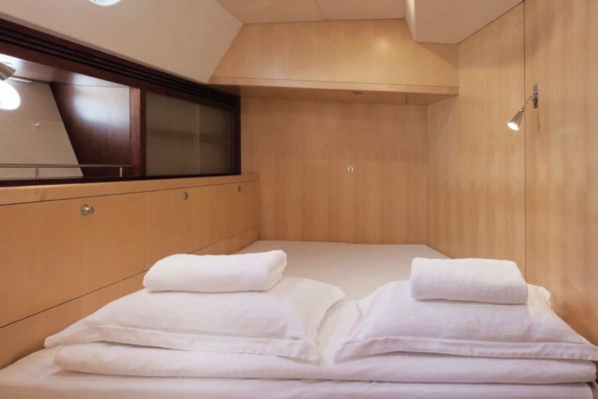 Cabin on Makay, a Garcia Yachts Garcia 72.2 sailboat at Grad Kaštela, Croatia