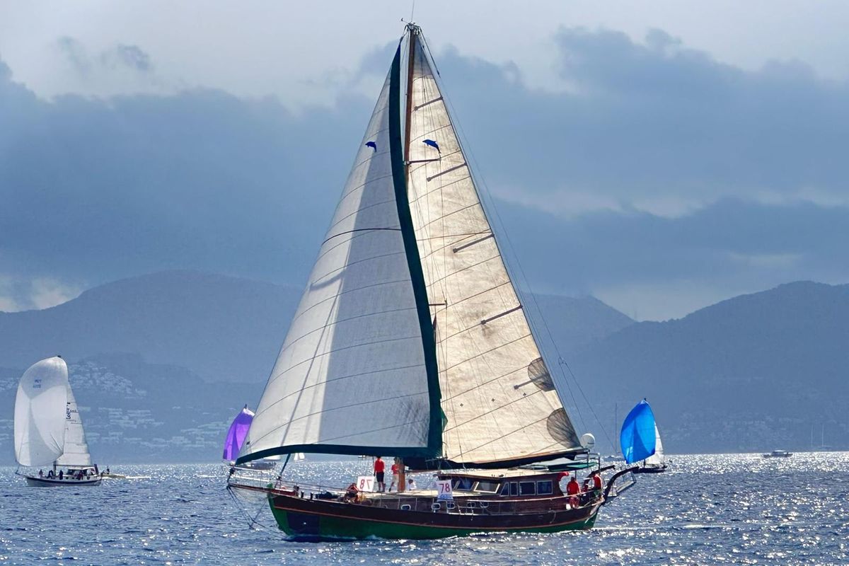Exterior view of Classic, a Gulet Gulet gulet at Bodrum, Turkey