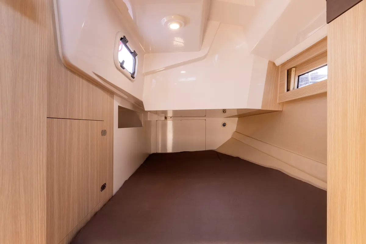 Cabin on Zatoka Kula, a Northman Maxus 34 sailboat at Sztynort, Poland