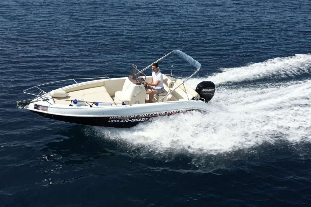 Exterior view of Annina, a Gulet Bellingardo 550 Sea Ghost  motorboat at Livorno, Italy