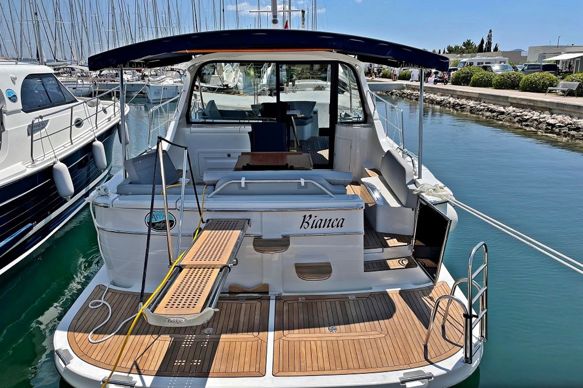 Deck of Bianca, a SAS - Vektor Adriana 44 yacht at Općina Sukošan, Croatia