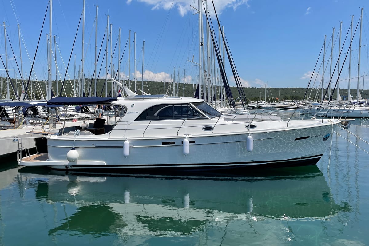 Exterior view of Bianca, a SAS - Vektor Adriana 44 yacht at Općina Sukošan, Croatia