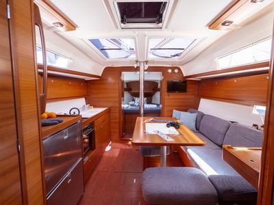 Galley of Cetus, a Dufour 382 GL sailboat at Grad Pula, Croatia