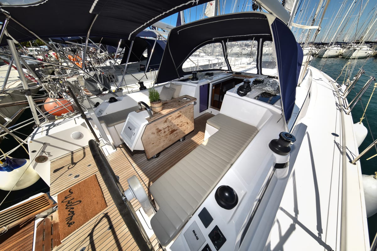 Bella, a Bavaria C42 sailboat at Općina Sukošan, Croatia