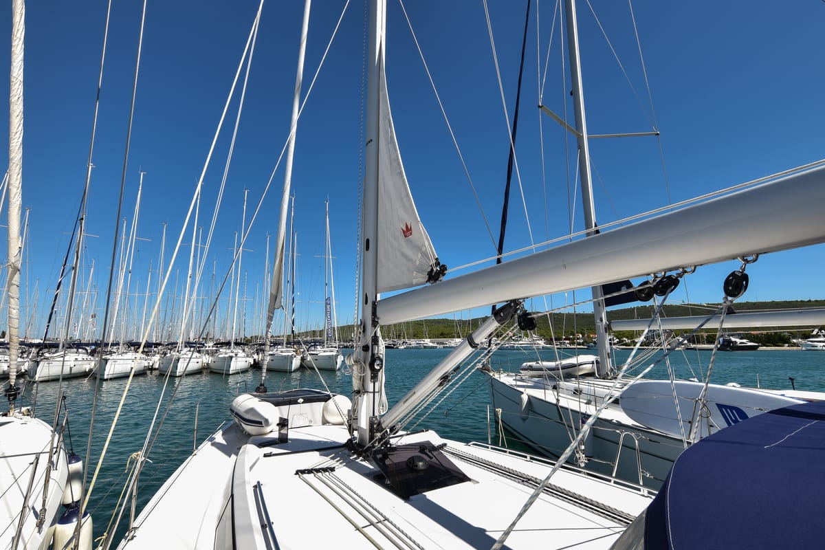 Bella, a Bavaria C42 sailboat at Općina Sukošan, Croatia