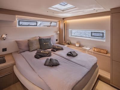 Cabin on TriWing Endor, a Lagoon Sixty 5 catamaran at Grad Kaštela, Croatia