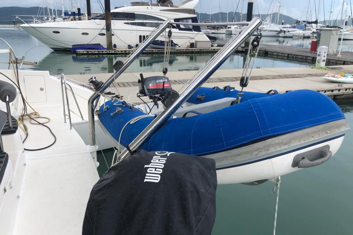 Kirsty B, a Custom Made Matrix Vision 450 catamaran at Mai Khao, Thailand