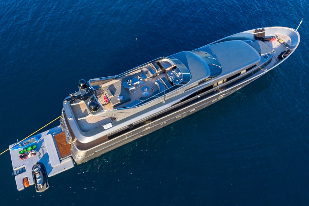 Exterior view of SUMMER FUN, a Admiral Yachts Admiral 101 yacht at Athens, Greece