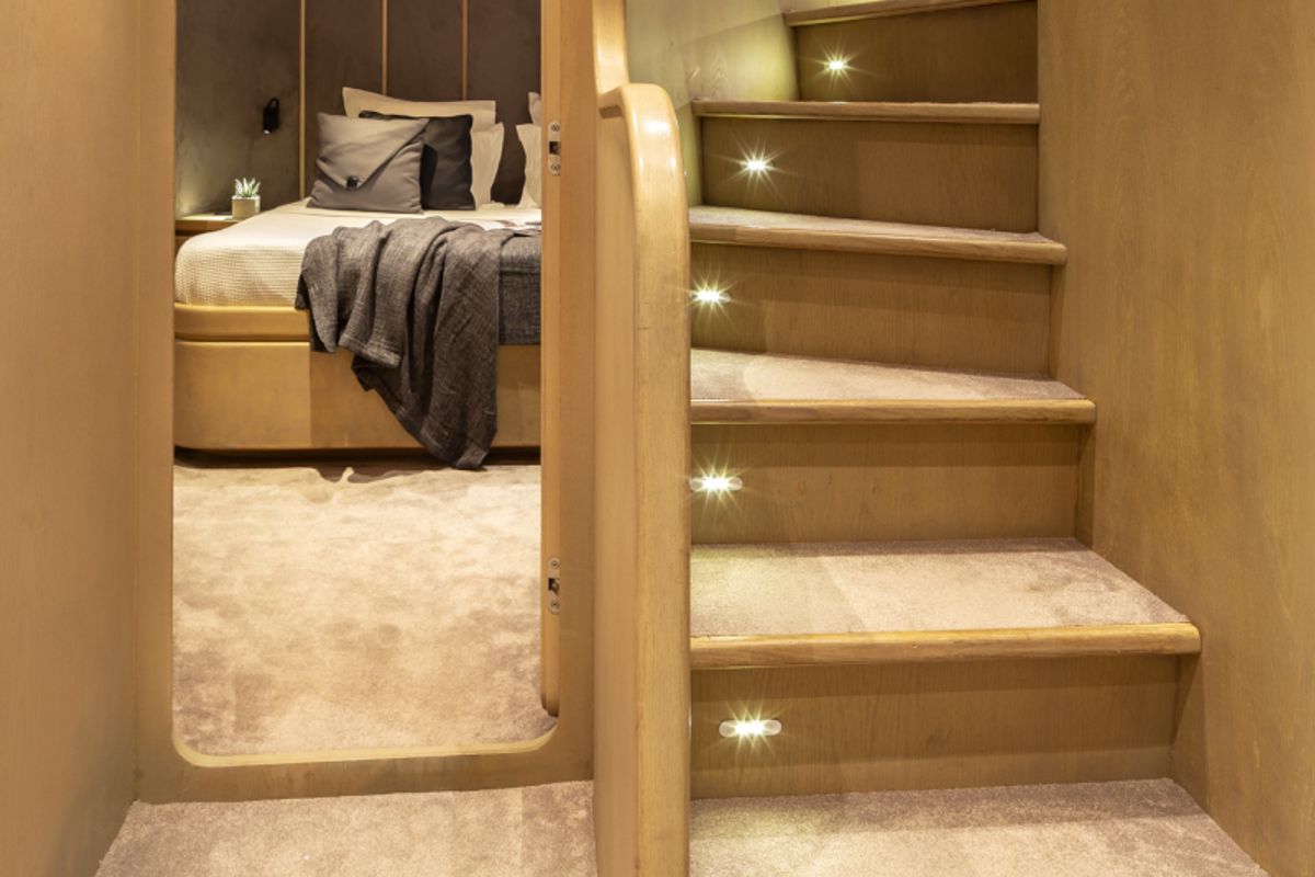 Cabin on SUMMER FUN, a Admiral Yachts Admiral 101 yacht at Athens, Greece