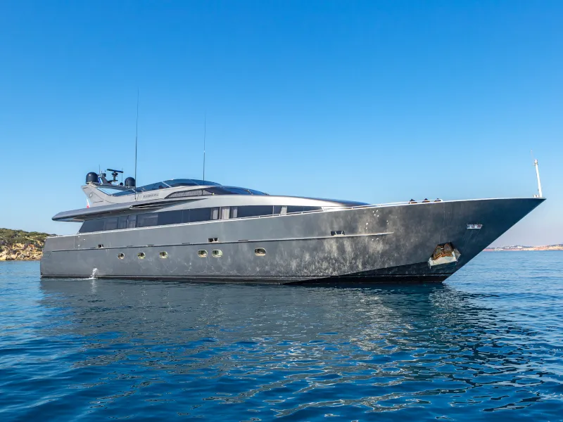Exterior view of SUMMER FUN, a Admiral Yachts Admiral 101 yacht at Athens, Greece