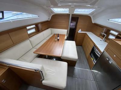 Salon of JOSI, a Elan Impression 45.1 sailboat at Grad Šibenik, Croatia