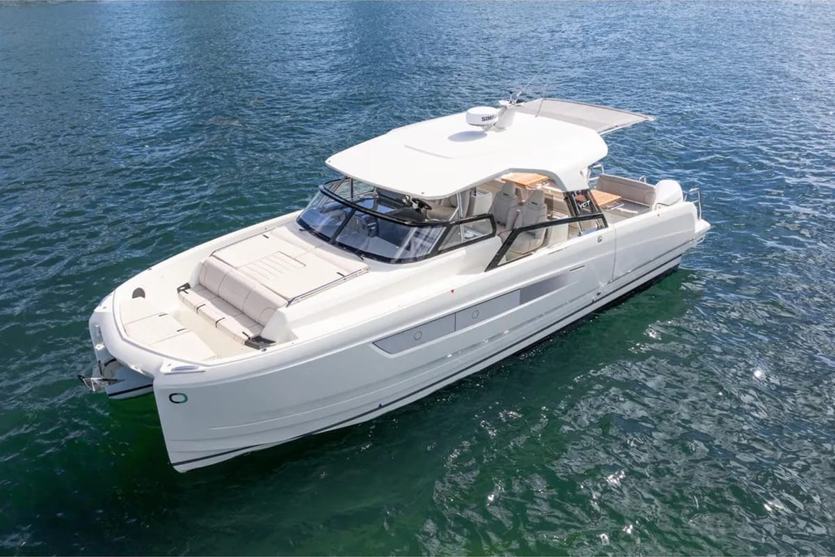 Exterior view of Premium, a Gulet Yot 36 catamaran at Capo d'Orlando, Italy