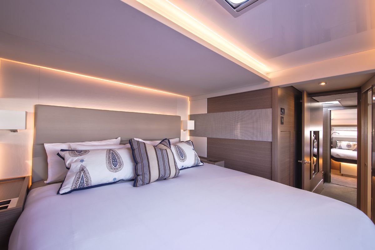 Cabin on Moorings 534 PC/8+1 Exclusive, a Leopard 53 PC catamaran at Central Abaco, Bahamas