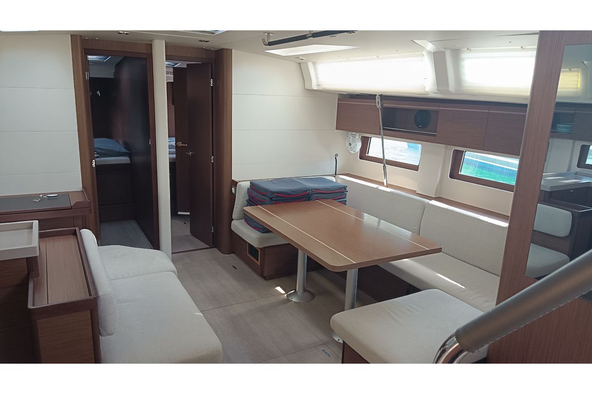 Salon of Alba, a Beneteau Oceanis 51.1 sailboat at Dubrovnik, Croatia
