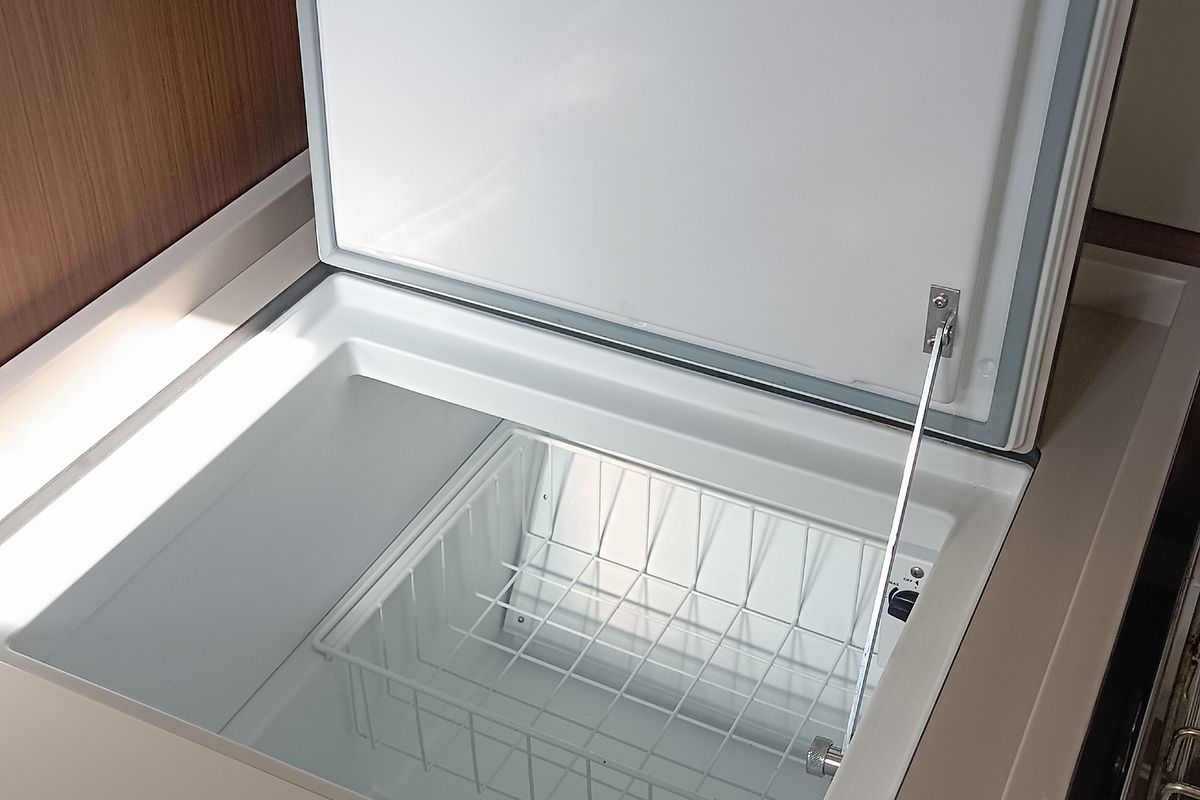 Galley of Alba, a Beneteau Oceanis 51.1 sailboat at Dubrovnik, Croatia