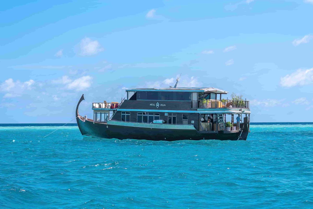 Exterior view of Atoll Villa, a Gulet Motoryacht yacht at Malé, Maldives