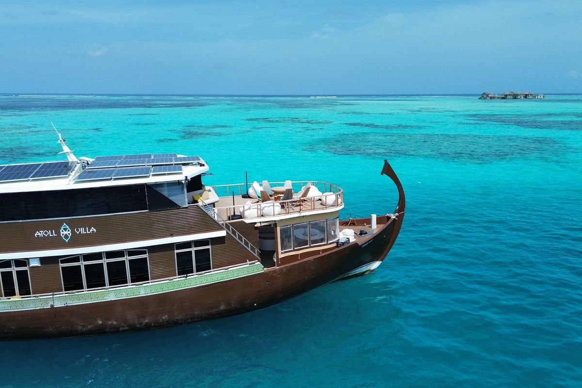 Exterior view of Atoll Villa, a Gulet Motoryacht yacht at Malé, Maldives