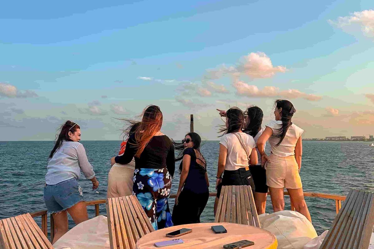 Deck of Atoll Villa, a Gulet Motoryacht yacht at Malé, Maldives