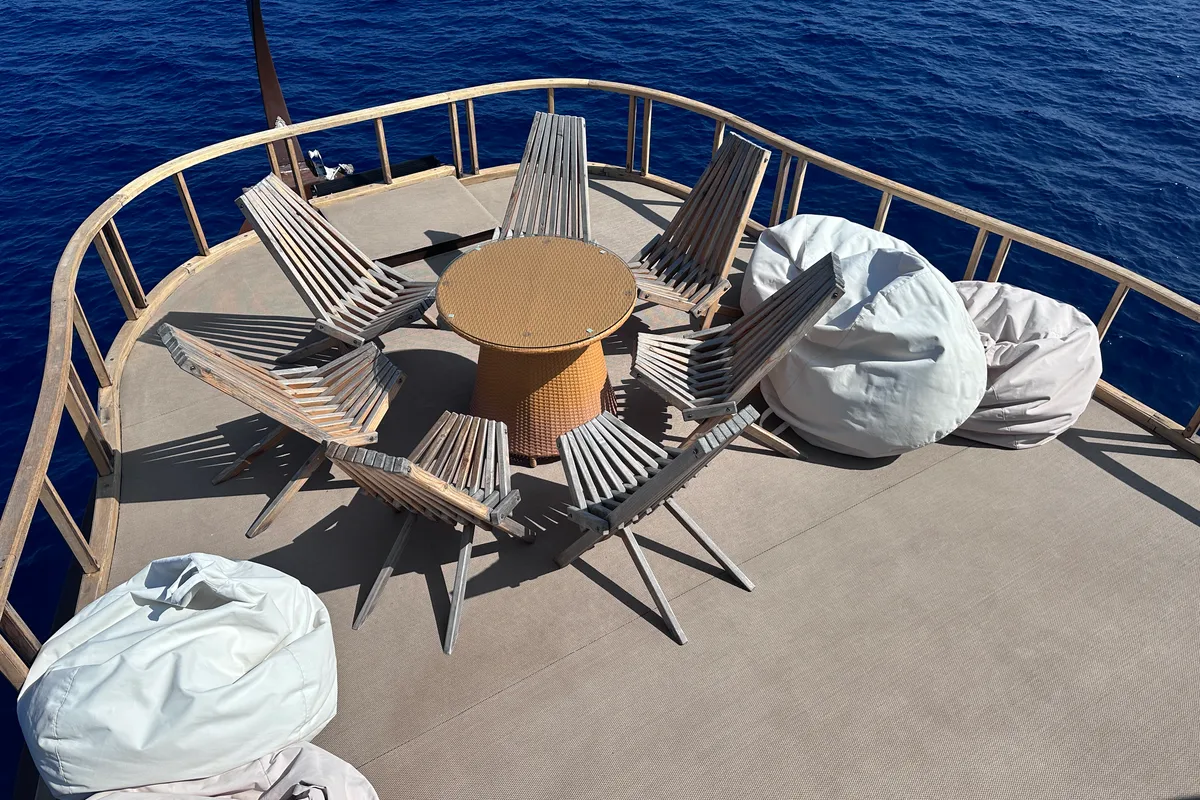 Deck of Atoll Villa, a Gulet Motoryacht yacht at Malé, Maldives