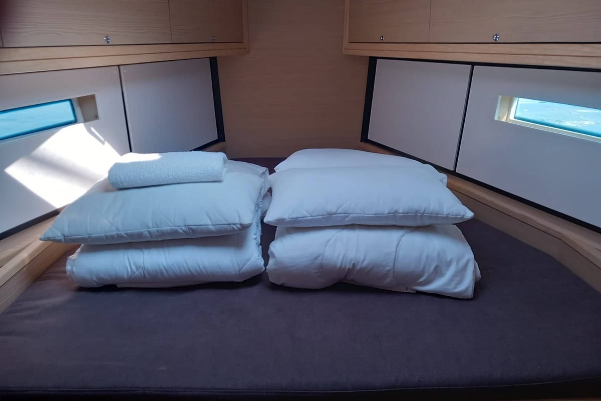 Cabin on KATHARINA, a D&D Kufner 56 sailboat at Grad Biograd na Moru, Croatia