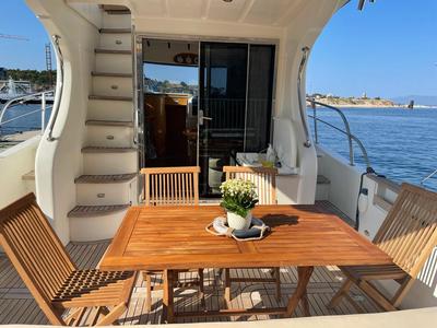 Deck of Running On Waves, a Gulet Altair Zafir 42 motorboat at Grad Pula, Croatia