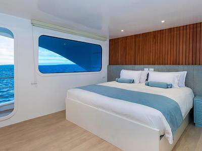 Cabin on Ocean Spray - Cabin 8, a Gulet Power Catamaran catamaran at Baltra, Ecuador