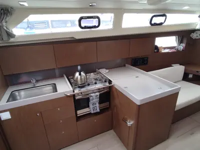 Galley of Maera, a Beneteau Oceanis 41.1 sailboat at Volos Municipality, Greece